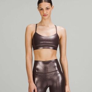 Lululemon Align Matching Set Metallic French Press Foil Sz 4
